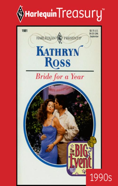 Cover of the book Bride For a Year by Kathryn Ross, Harlequin