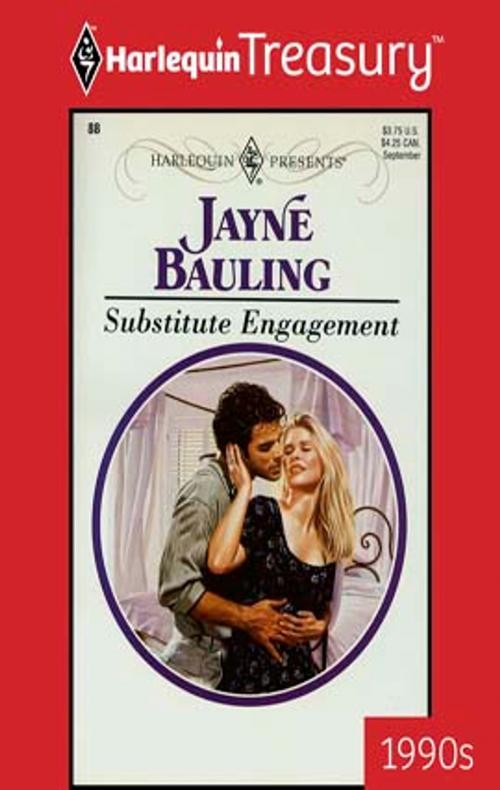 Cover of the book Substitute Engagement by Jayne Bauling, Harlequin