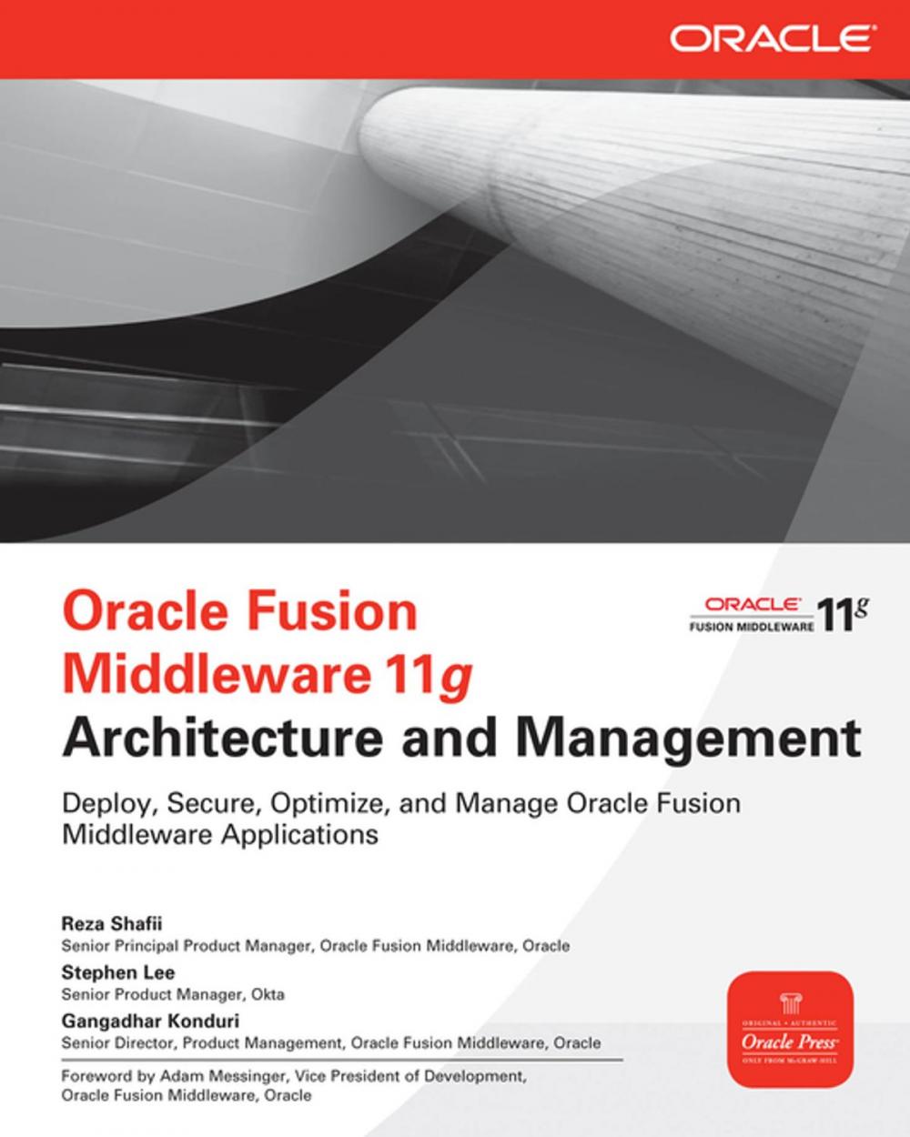 Big bigCover of Oracle Fusion Middleware 11g Architecture and Management