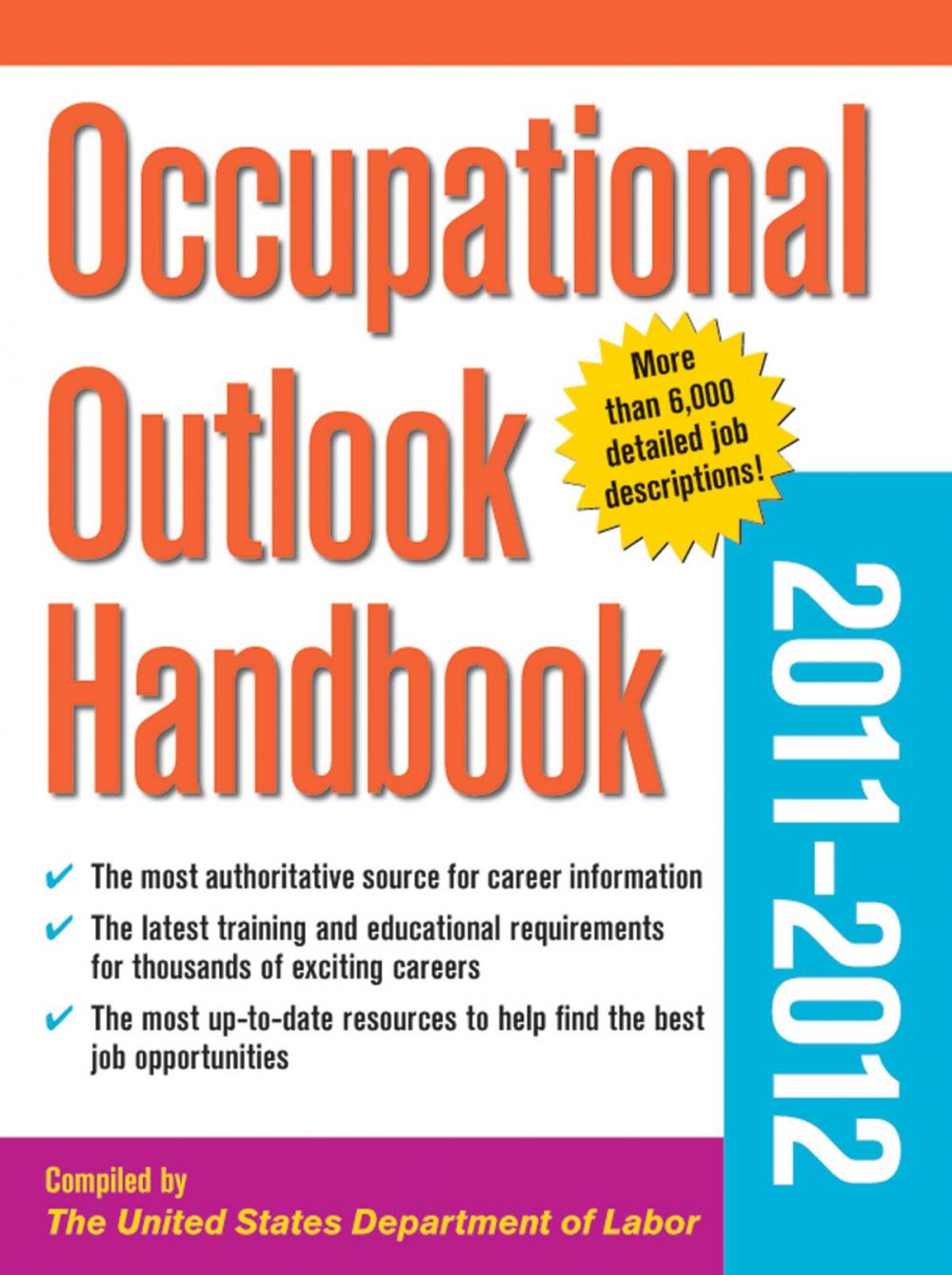 Big bigCover of Occupational Outlook Handbook 2011-2012