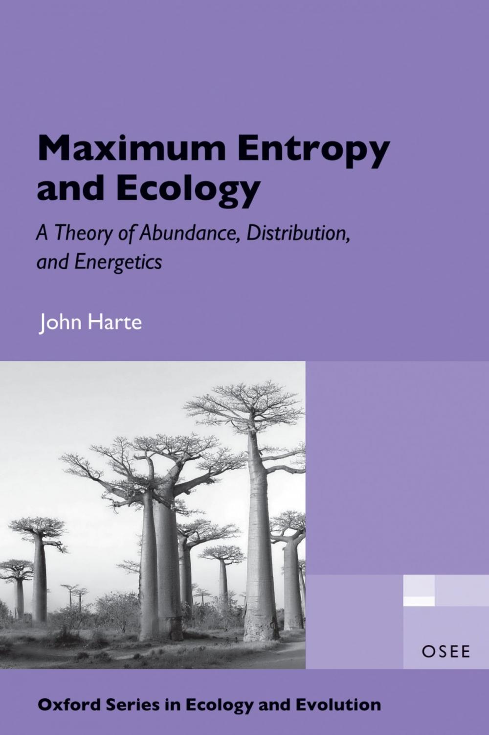 Big bigCover of Maximum Entropy and Ecology