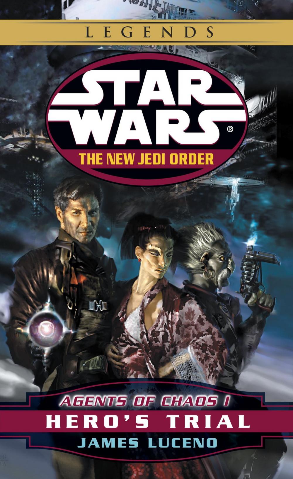 Big bigCover of Hero's Trial: Star Wars Legends (The New Jedi Order: Agents of Chaos, Book I)