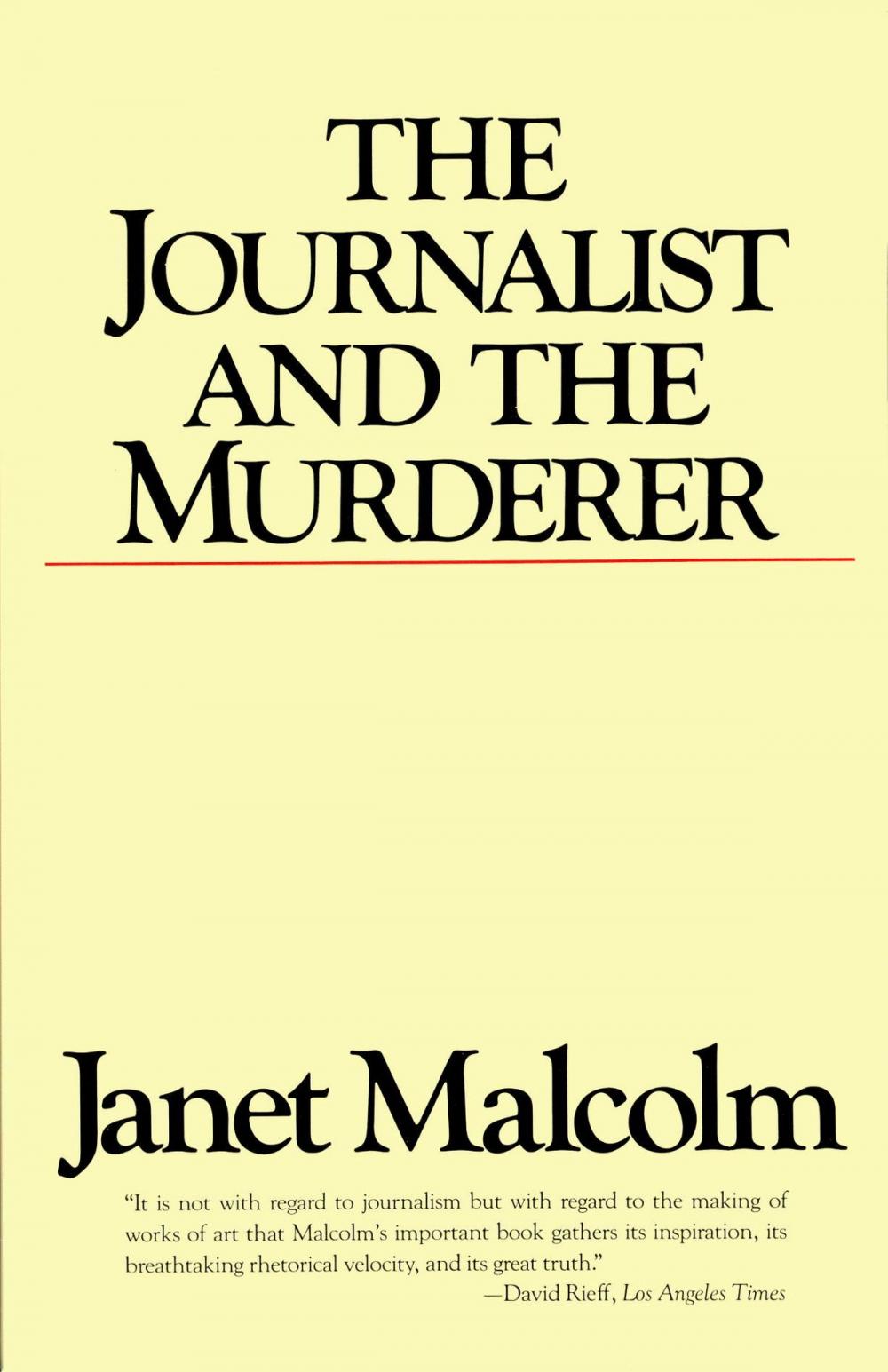 Big bigCover of The Journalist and the Murderer