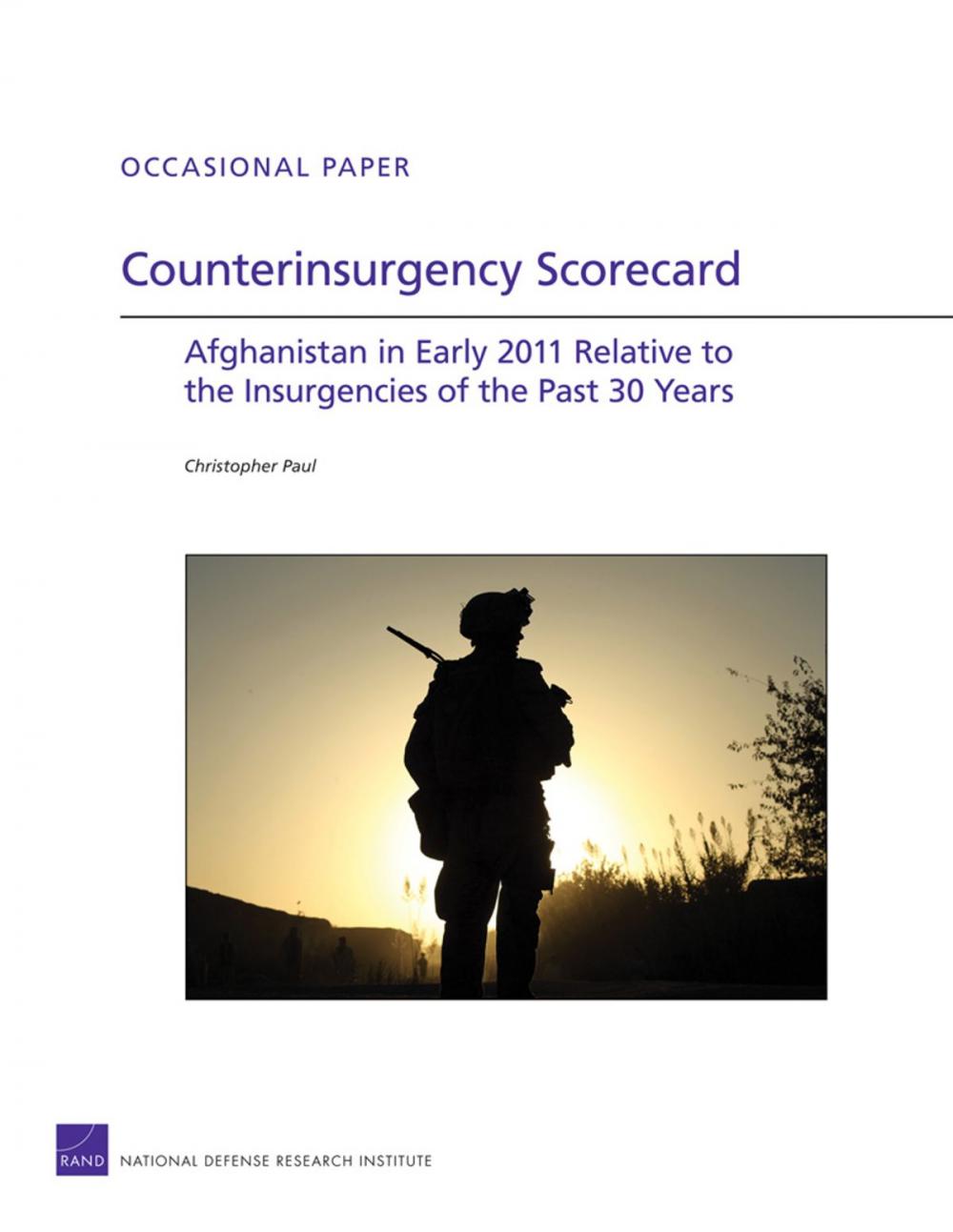 Big bigCover of Counterinsurgency Scorecard