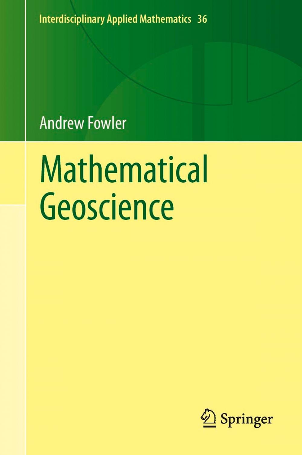 Big bigCover of Mathematical Geoscience