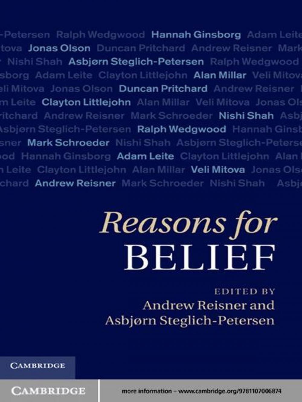 Big bigCover of Reasons for Belief