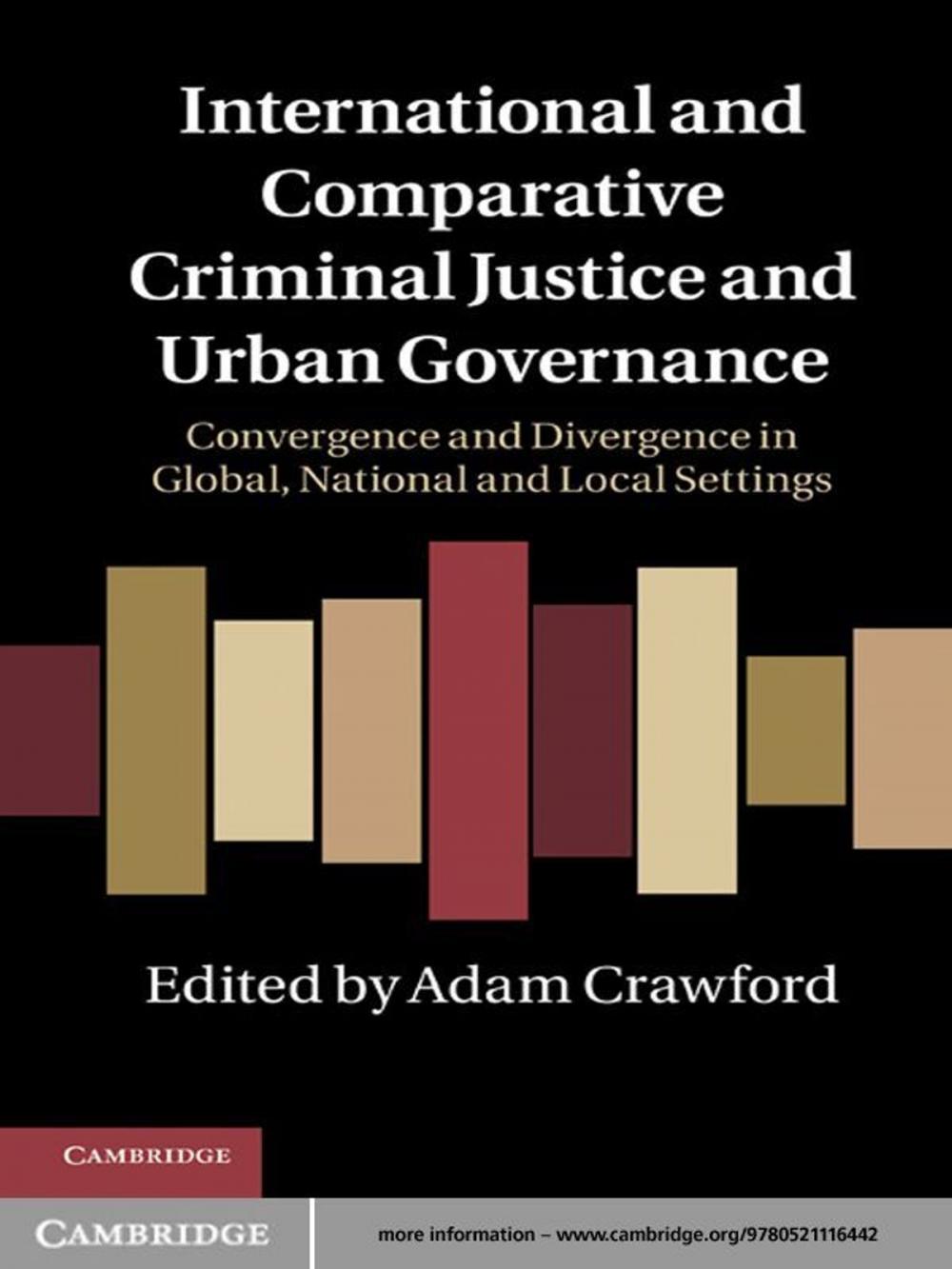 Big bigCover of International and Comparative Criminal Justice and Urban Governance