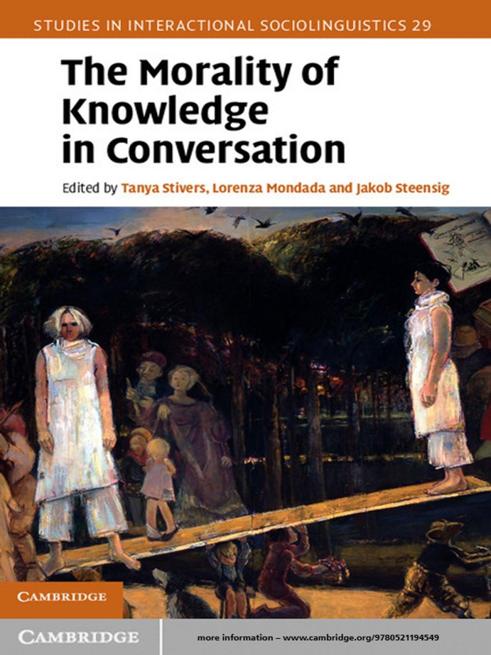 Big bigCover of The Morality of Knowledge in Conversation