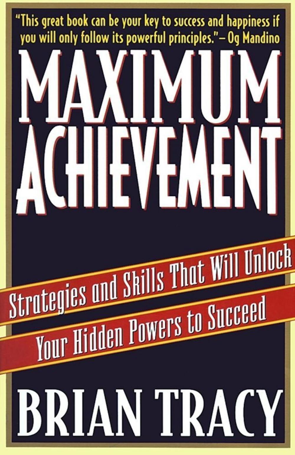 Big bigCover of Maximum Achievement