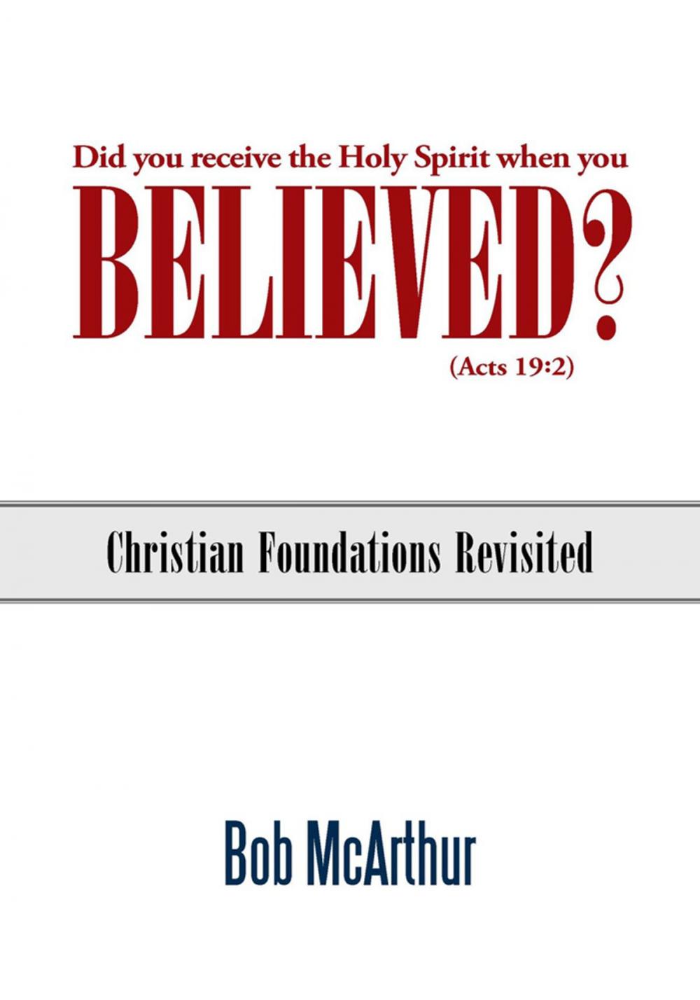 Big bigCover of Did You Receive the Holy Spirit When You Believed? (Acts 19:2)