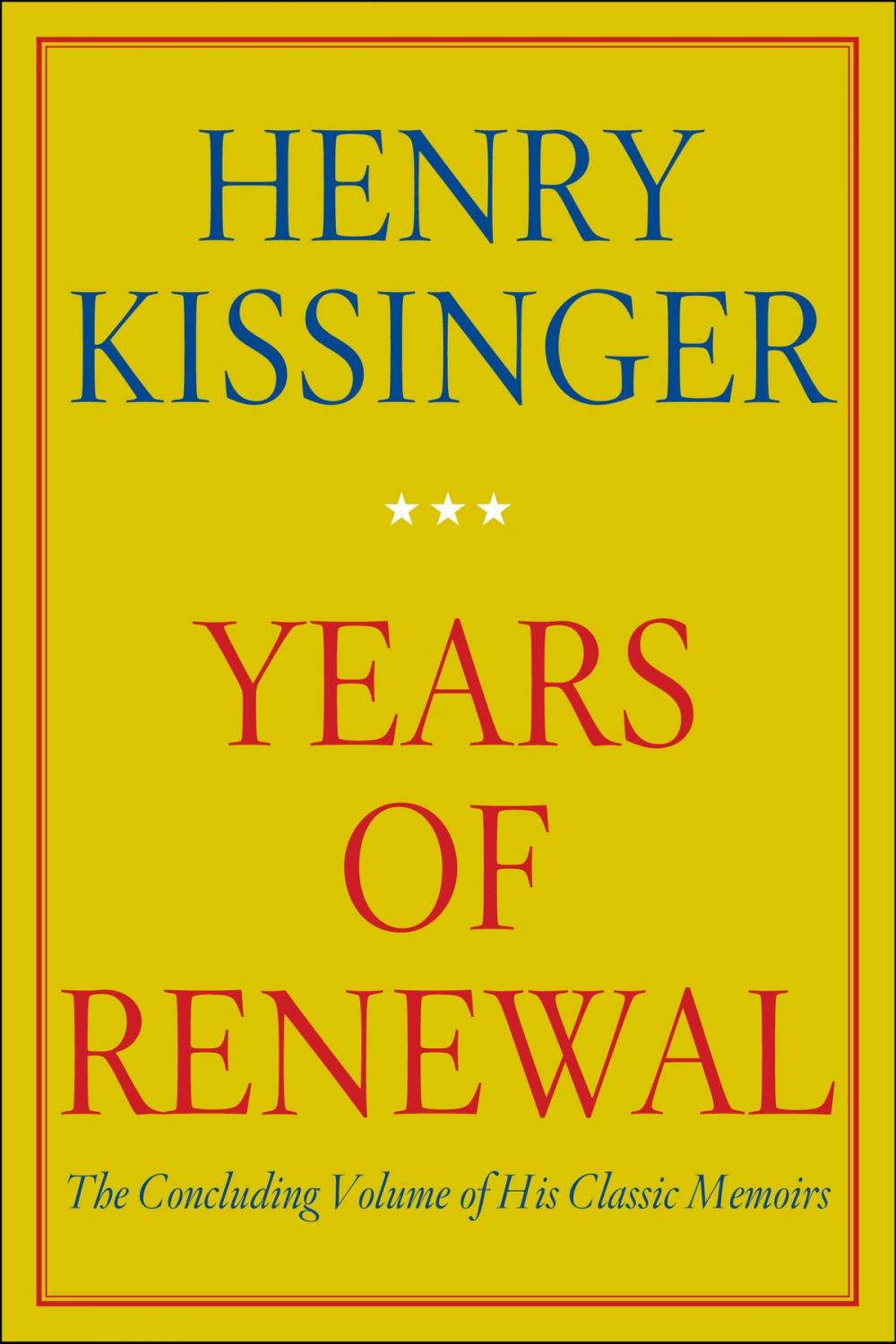 Big bigCover of Years of Renewal