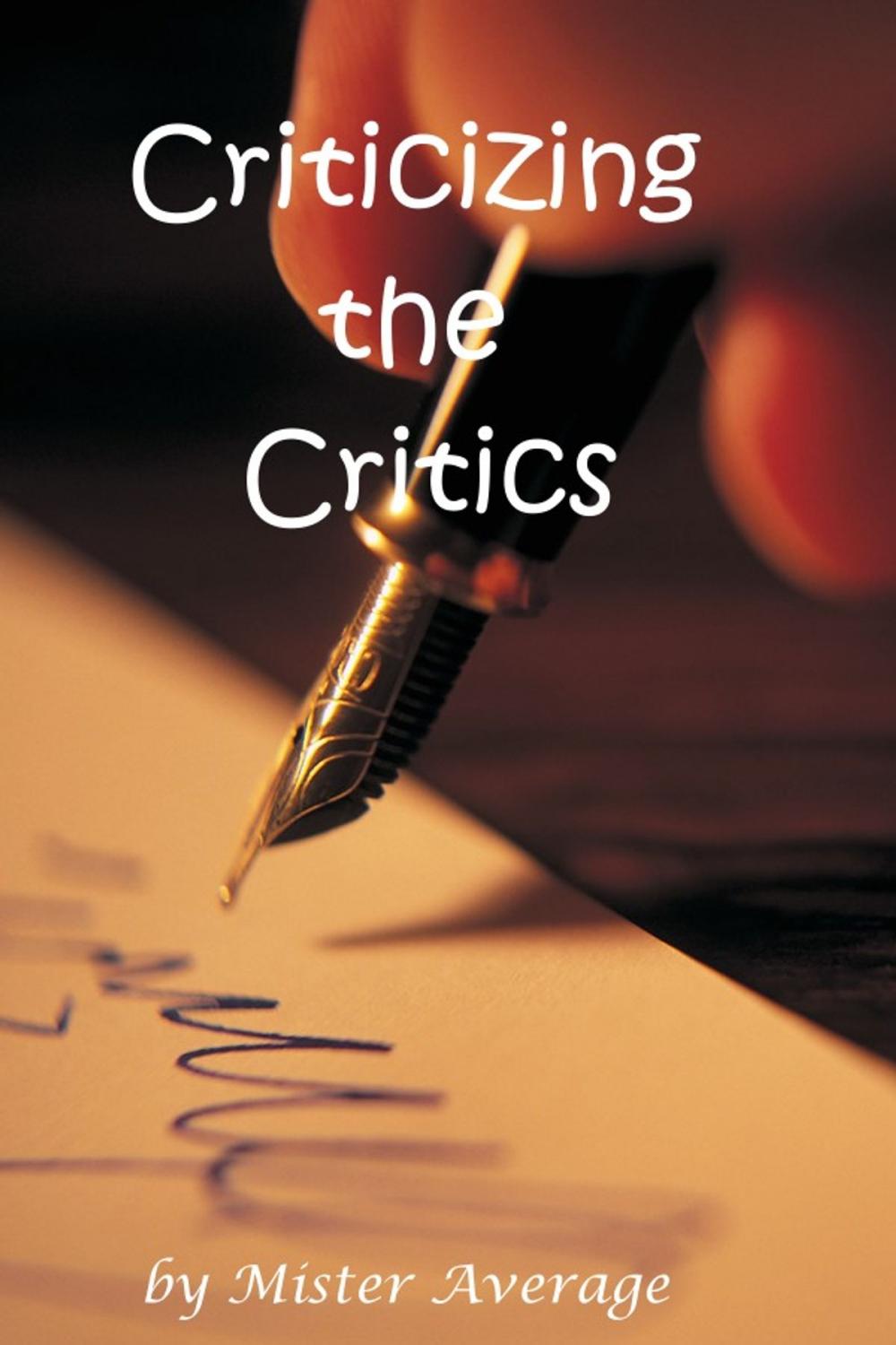 Big bigCover of Criticizing the Critics