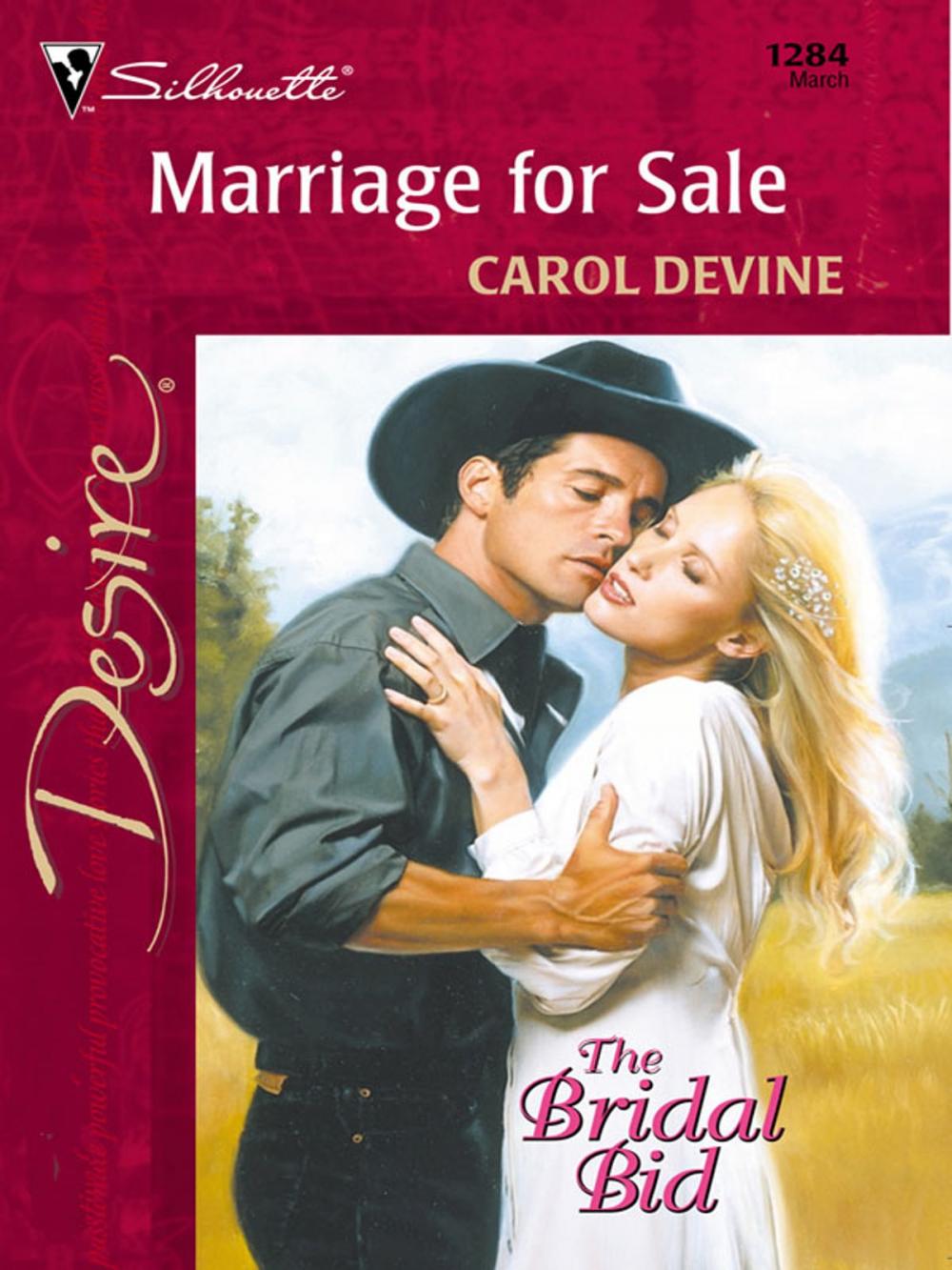 Big bigCover of Marriage For Sale