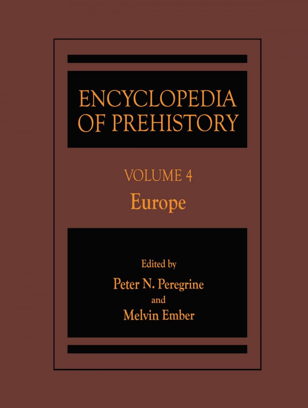 Big bigCover of Encyclopedia of Prehistory