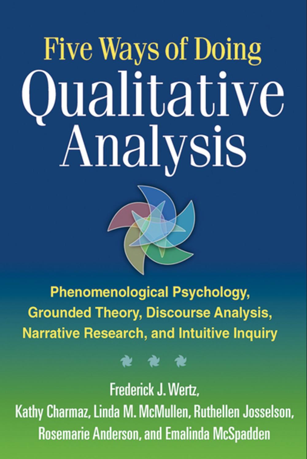 Big bigCover of Five Ways of Doing Qualitative Analysis