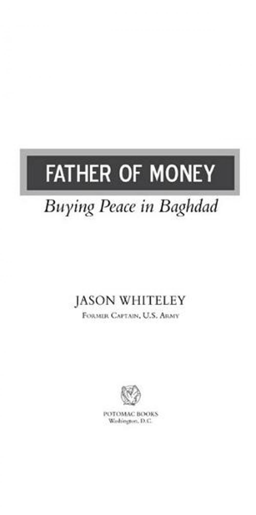 Big bigCover of Father of Money: Buying Peace in Baghdad