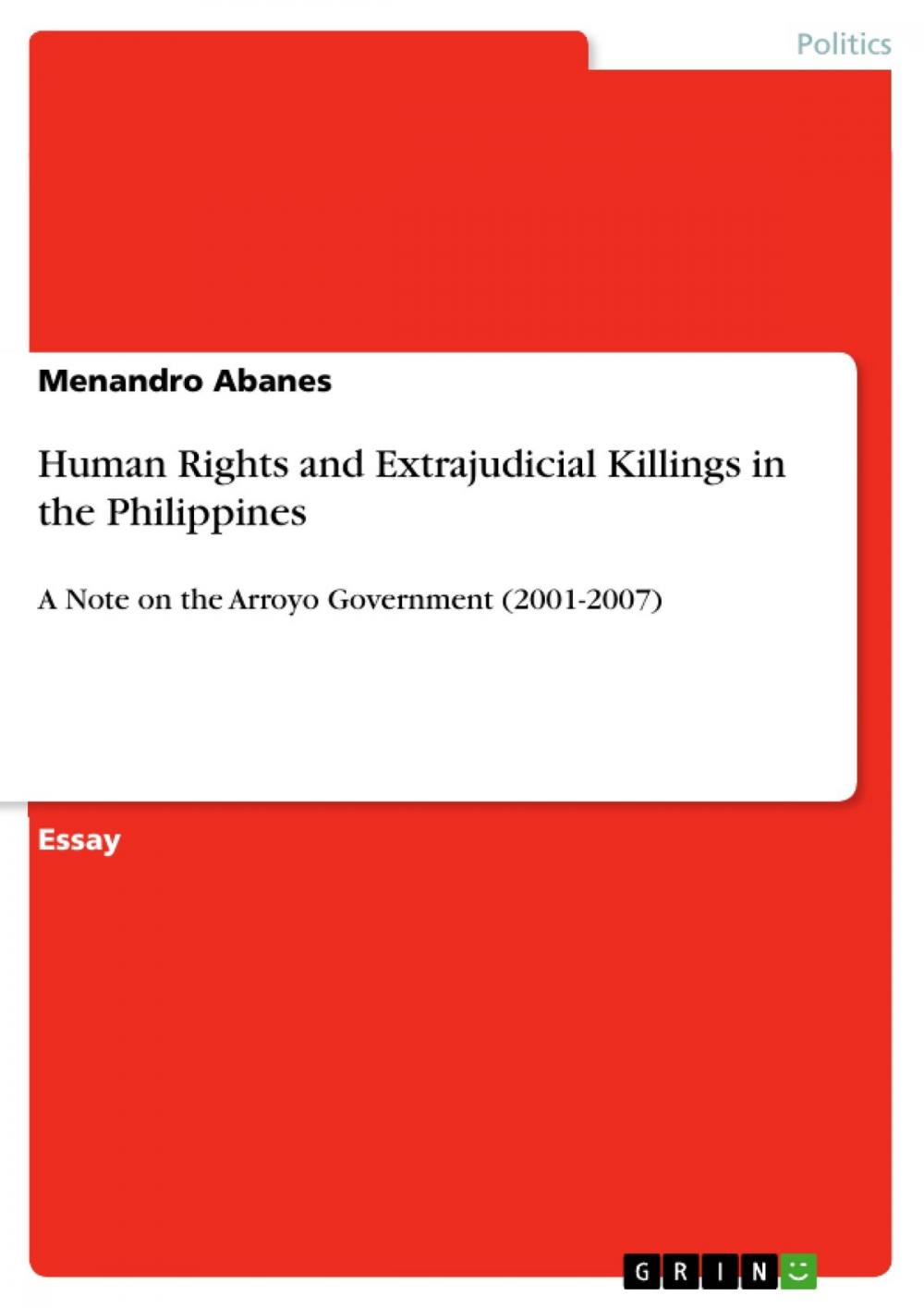 Big bigCover of Human Rights and Extrajudicial Killings in the Philippines