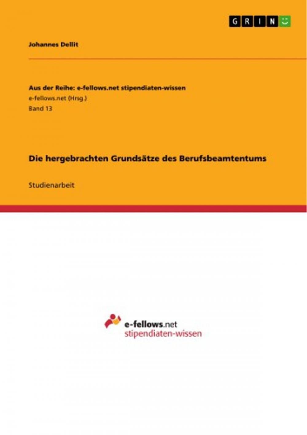 Big bigCover of Die hergebrachten Grundsätze des Berufsbeamtentums