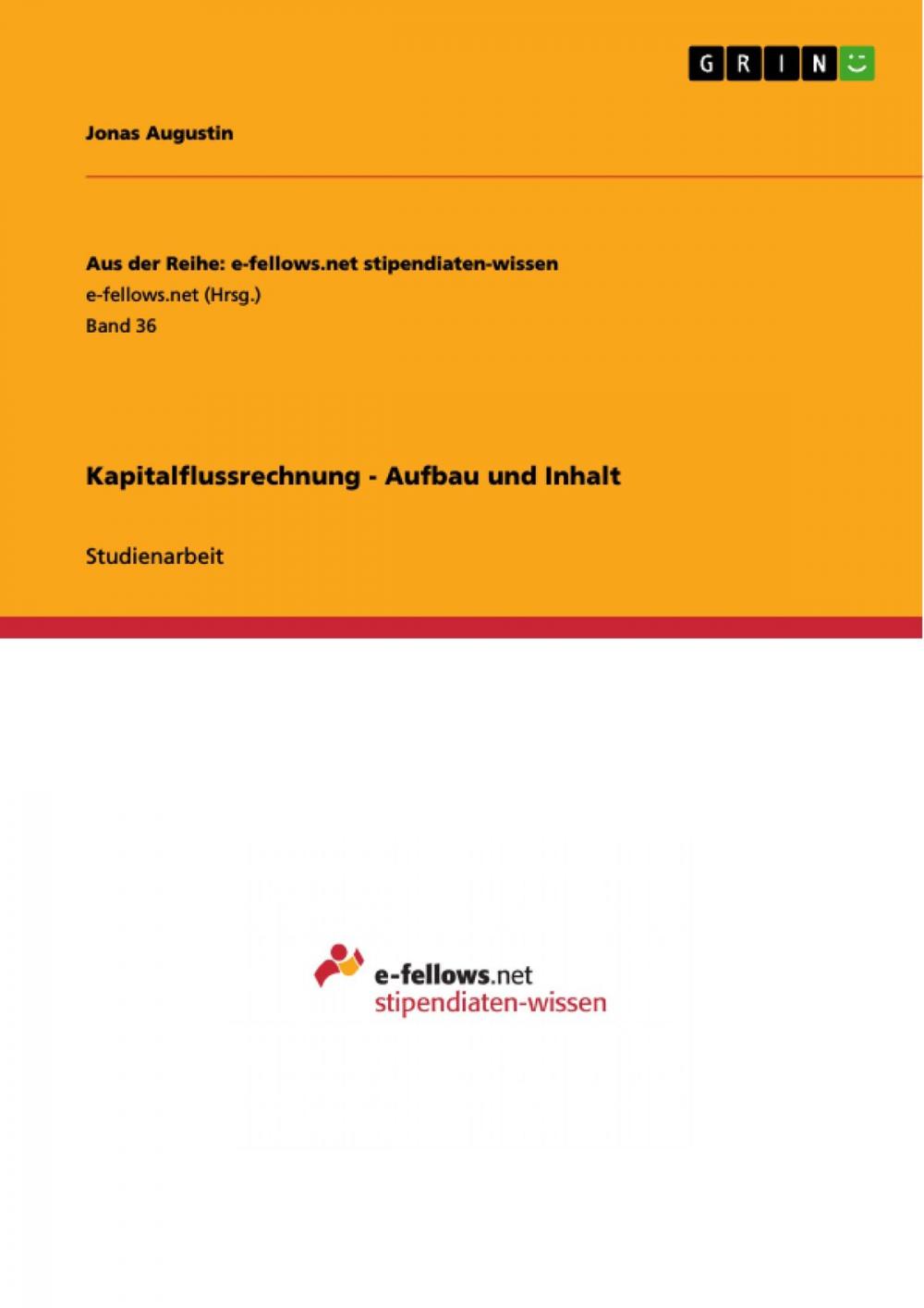 Big bigCover of Kapitalflussrechnung - Aufbau und Inhalt