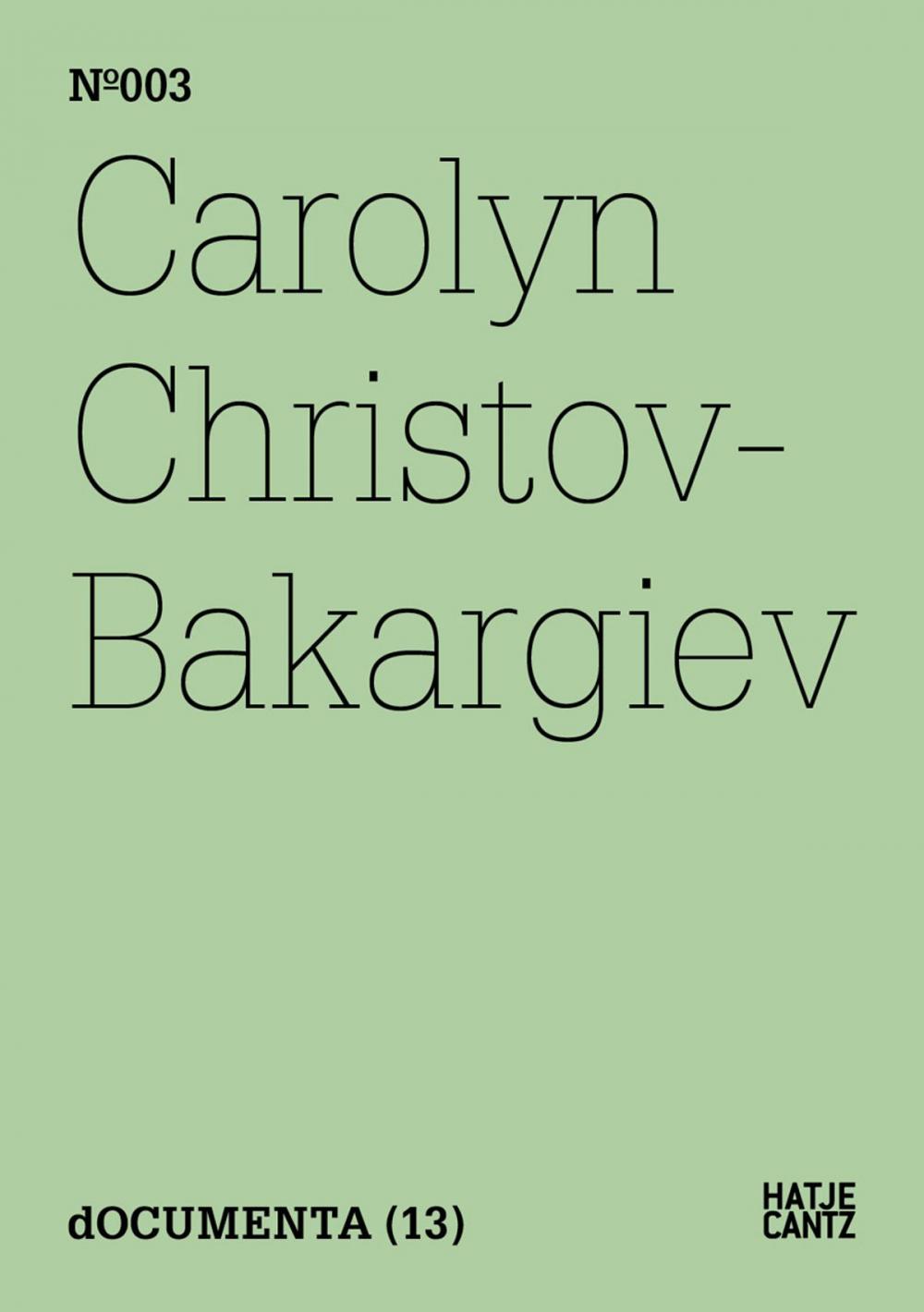 Big bigCover of Carolyn Christov-Bakargiev