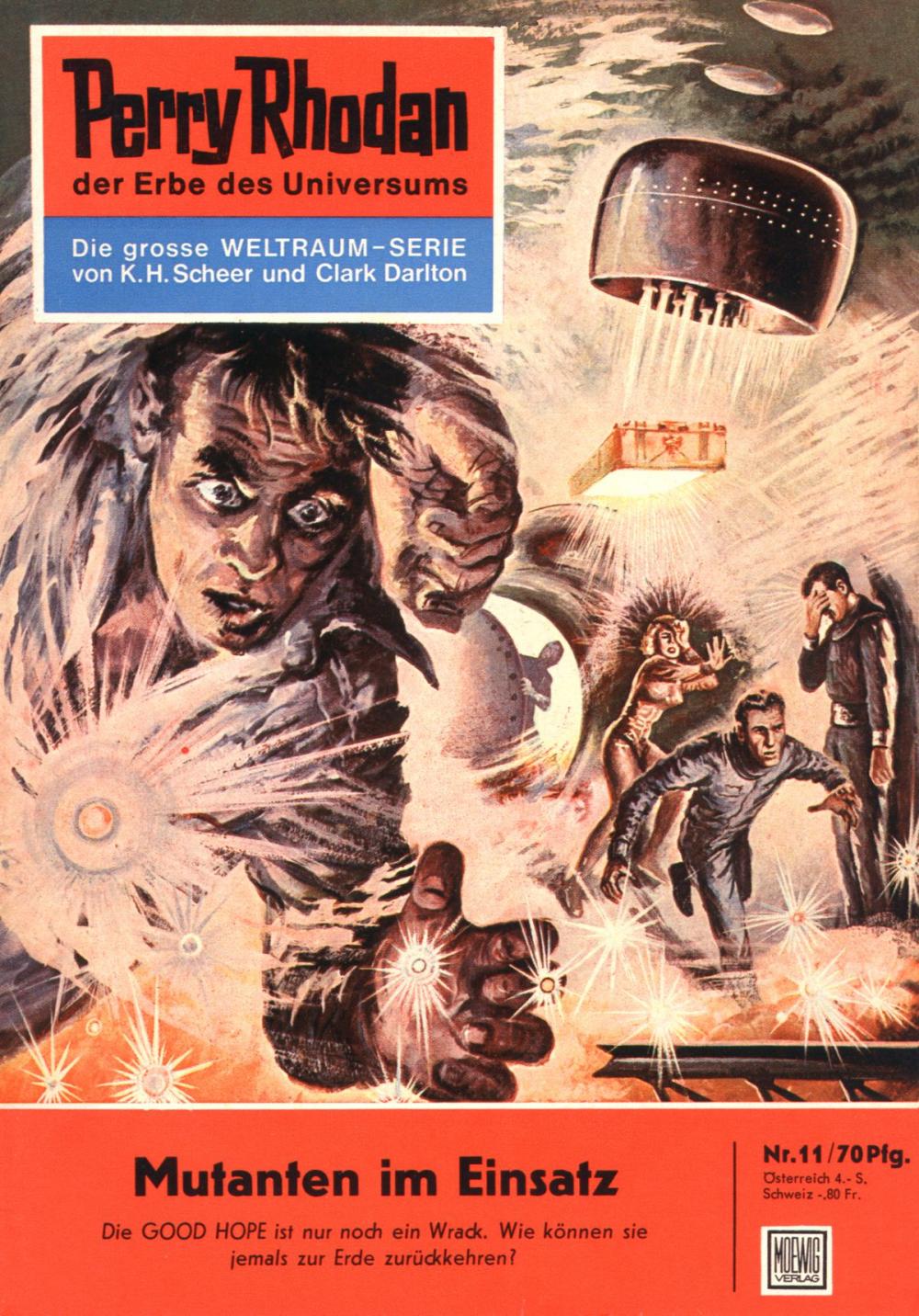 Big bigCover of Perry Rhodan 11: Mutanten im Einsatz