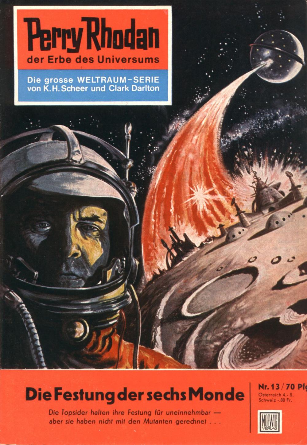 Big bigCover of Perry Rhodan 13: Die Festung der sechs Monde