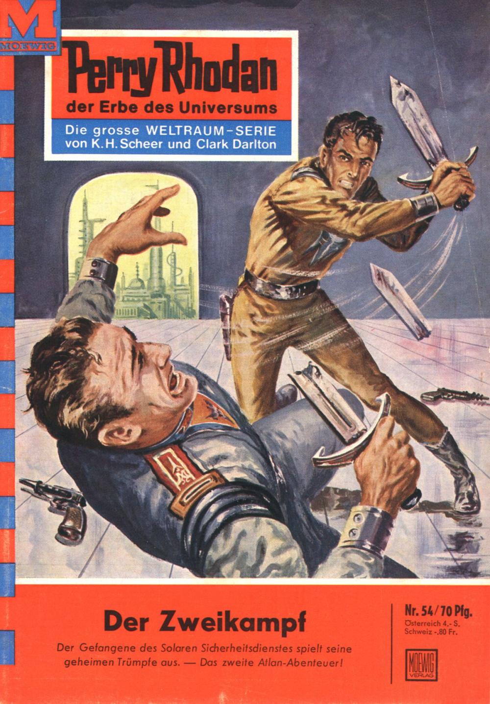 Big bigCover of Perry Rhodan 54: Der Zweikampf