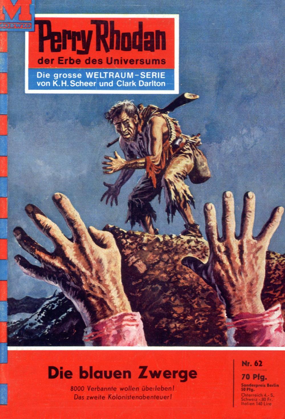 Big bigCover of Perry Rhodan 62: Die blauen Zwerge