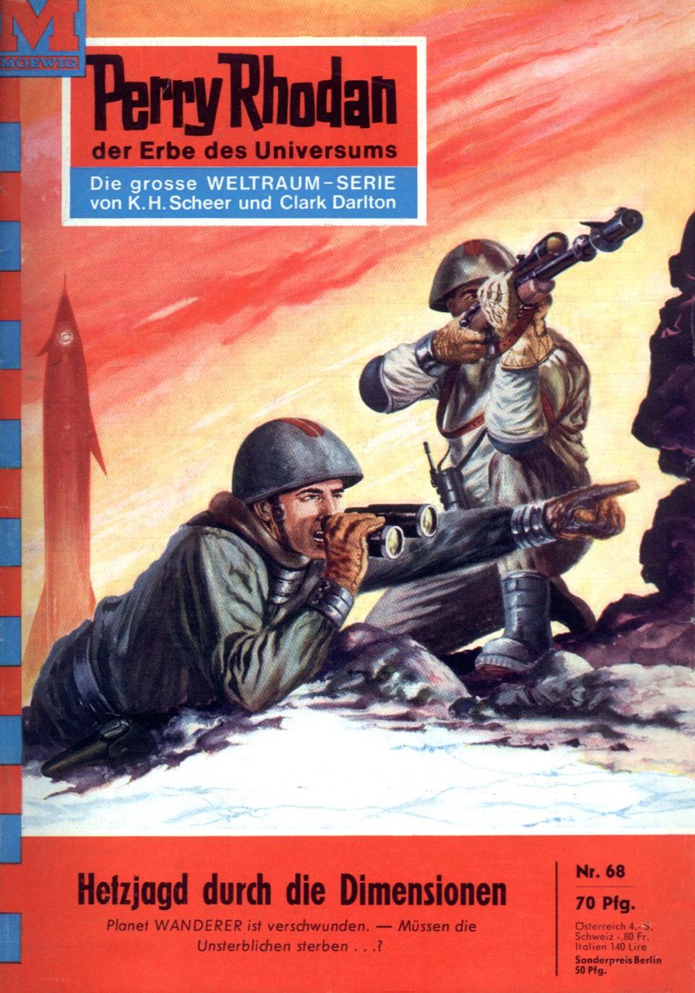 Big bigCover of Perry Rhodan 68: Hetzjagd durch die Dimensionen