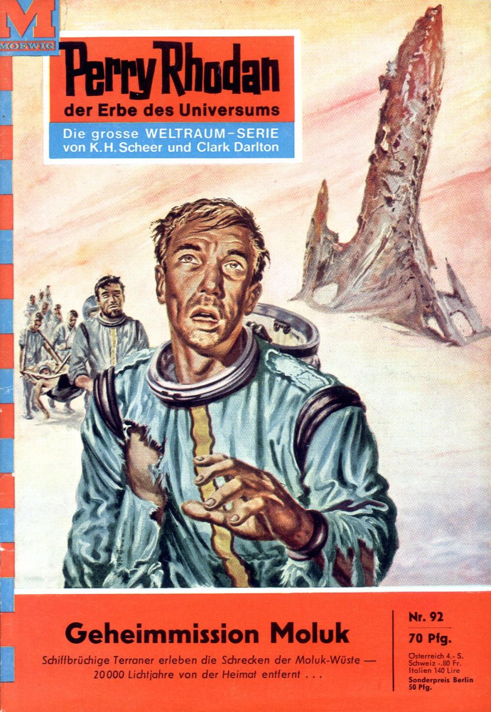 Big bigCover of Perry Rhodan 92: Geheimmission Moluk