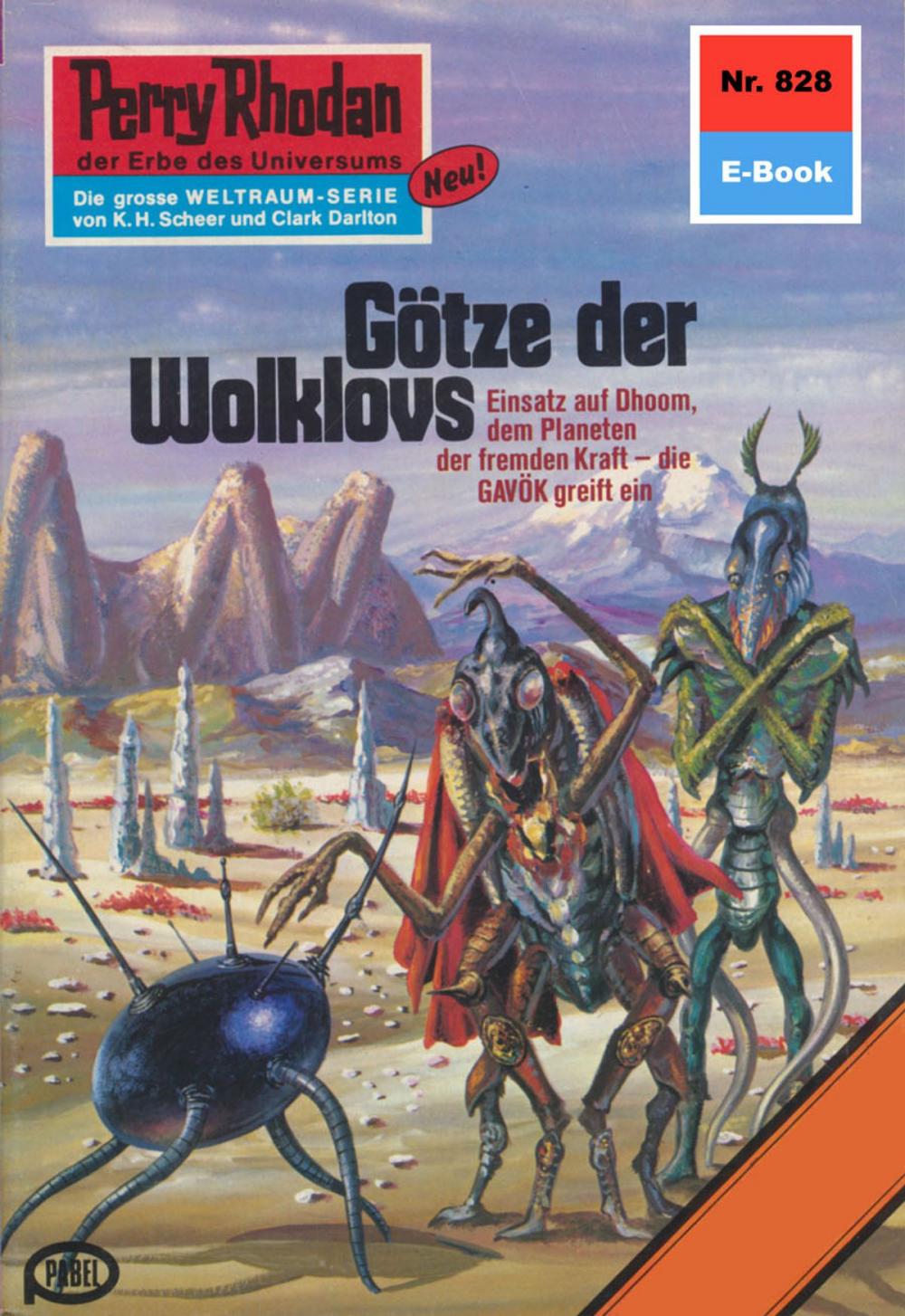 Big bigCover of Perry Rhodan 828: Götze der Wolklovs