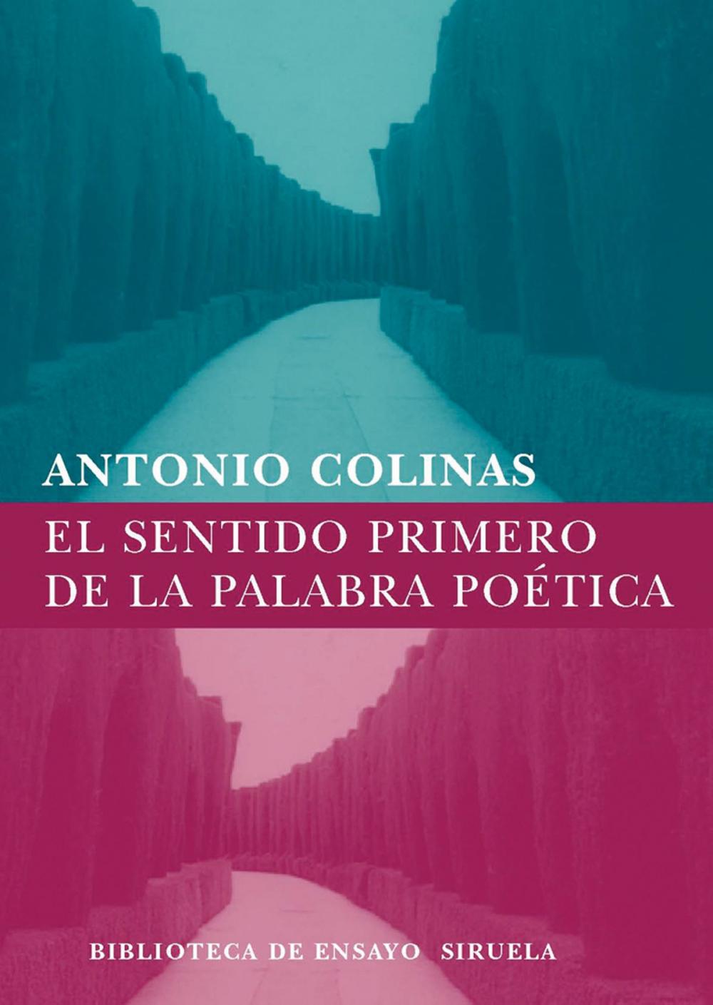 Big bigCover of El sentido primero de la palabra poética