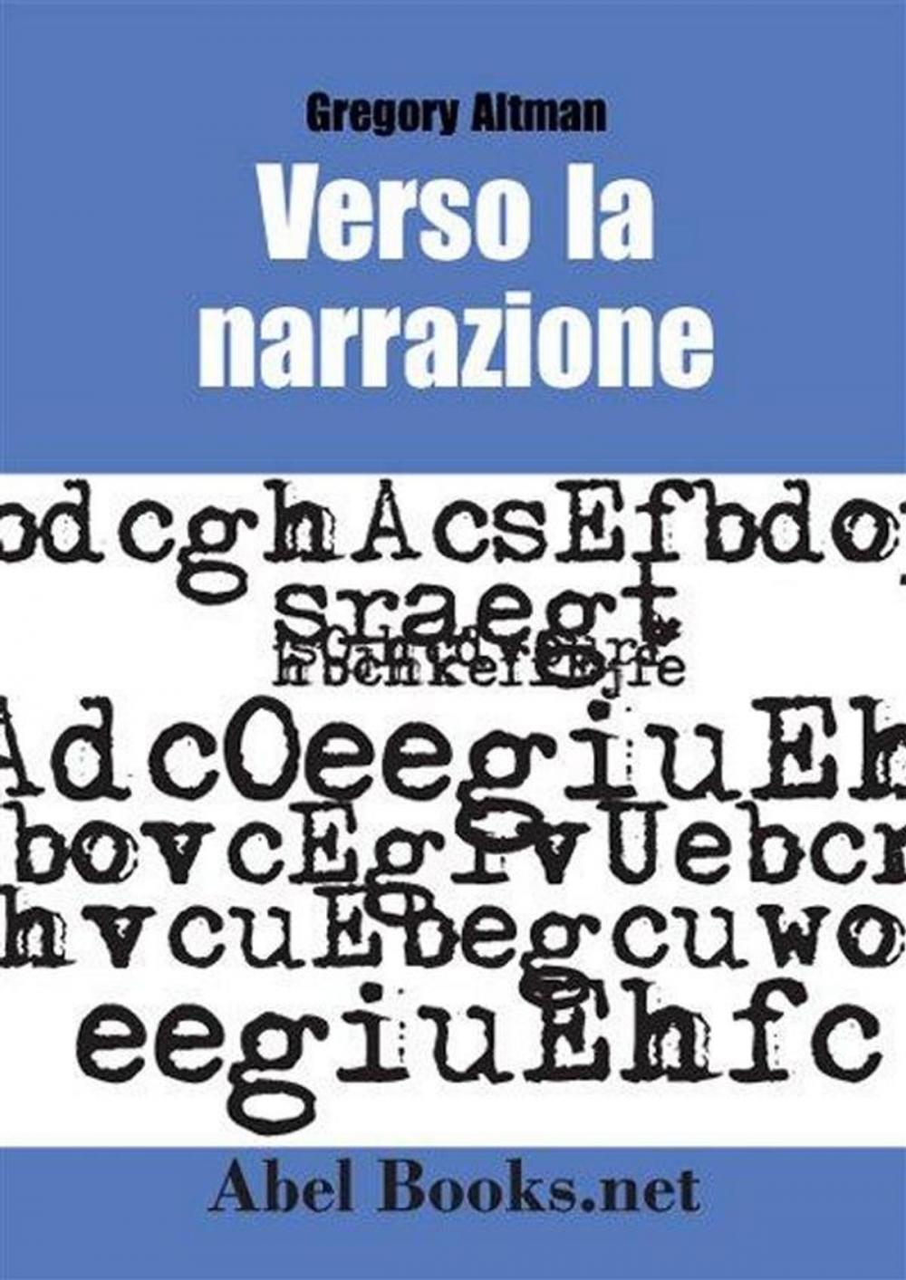 Big bigCover of Verso la Narrazione - Gregory Altman