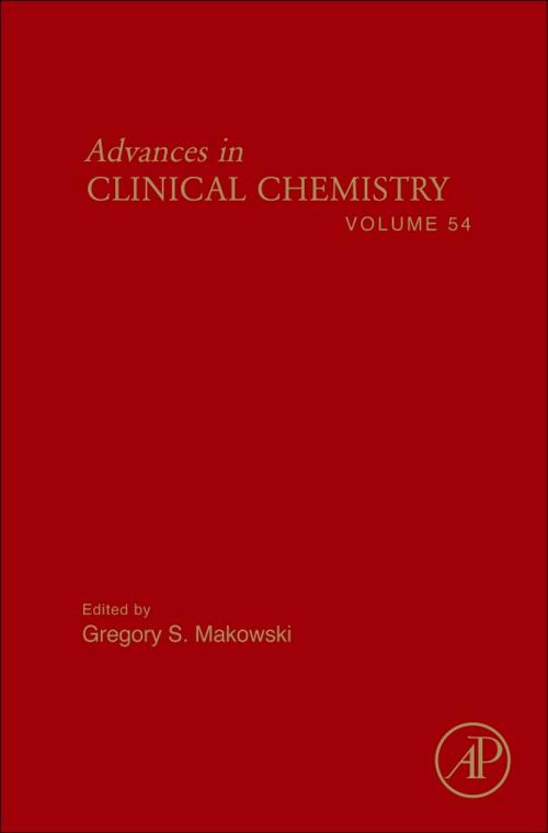 Cover of the book Advances in Clinical Chemistry by Gregory S. Makowski, Elsevier Science