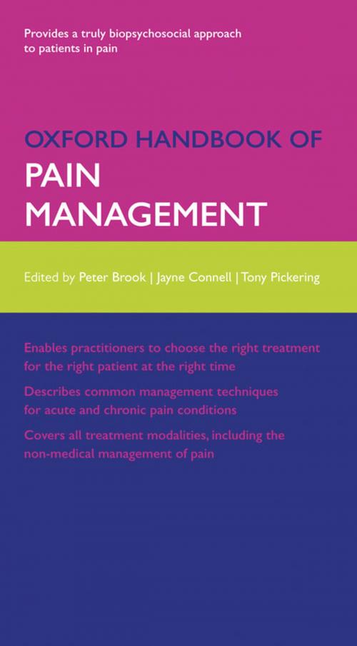 Cover of the book Oxford Handbook of Pain Management by , OUP Oxford