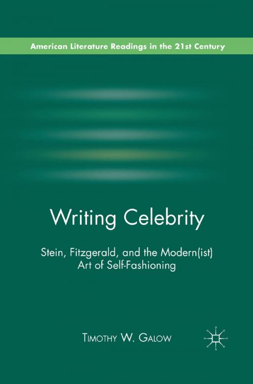 Cover of the book Writing Celebrity by T. Galow, Palgrave Macmillan US