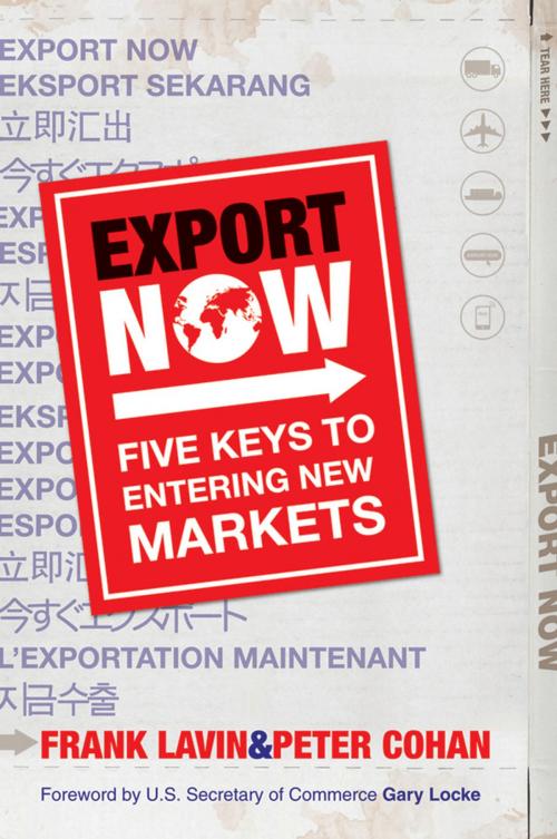 Cover of the book Export Now by Frank Lavin, Peter Cohan, Wiley