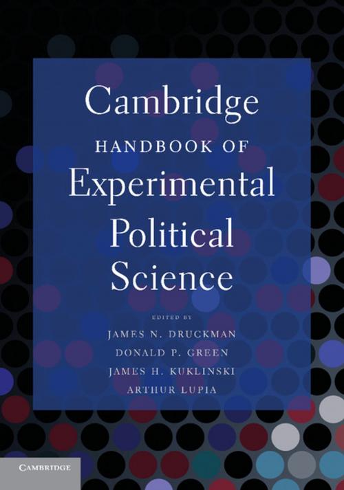 Cover of the book Cambridge Handbook of Experimental Political Science by , Cambridge University Press