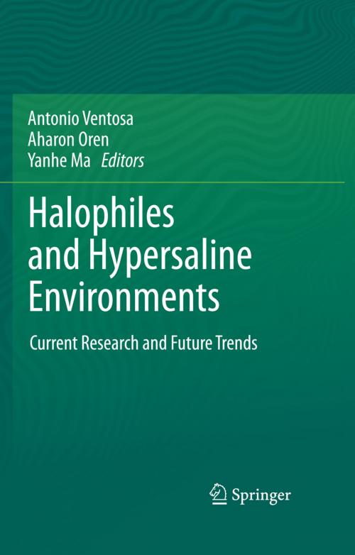 Cover of the book Halophiles and Hypersaline Environments by , Springer Berlin Heidelberg