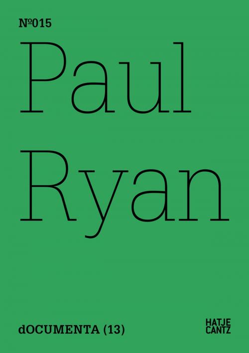 Cover of the book Paul Ryan by Paul Ryan, Hatje Cantz Verlag