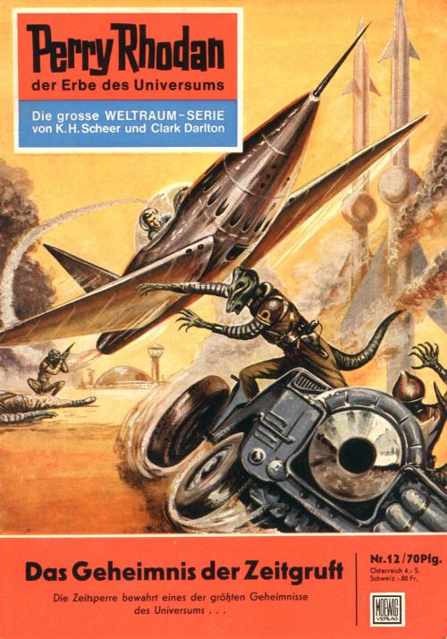 Cover of the book Perry Rhodan 12: Das Geheimnis der Zeitgruft by Clark Darlton, Perry Rhodan digital