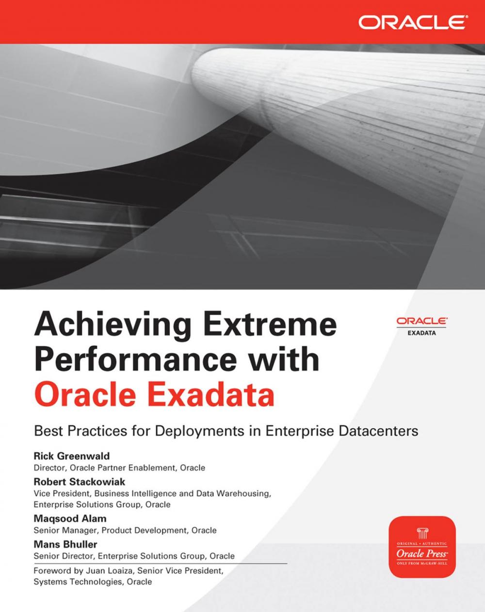 Big bigCover of Achieving Extreme Performance with Oracle Exadata