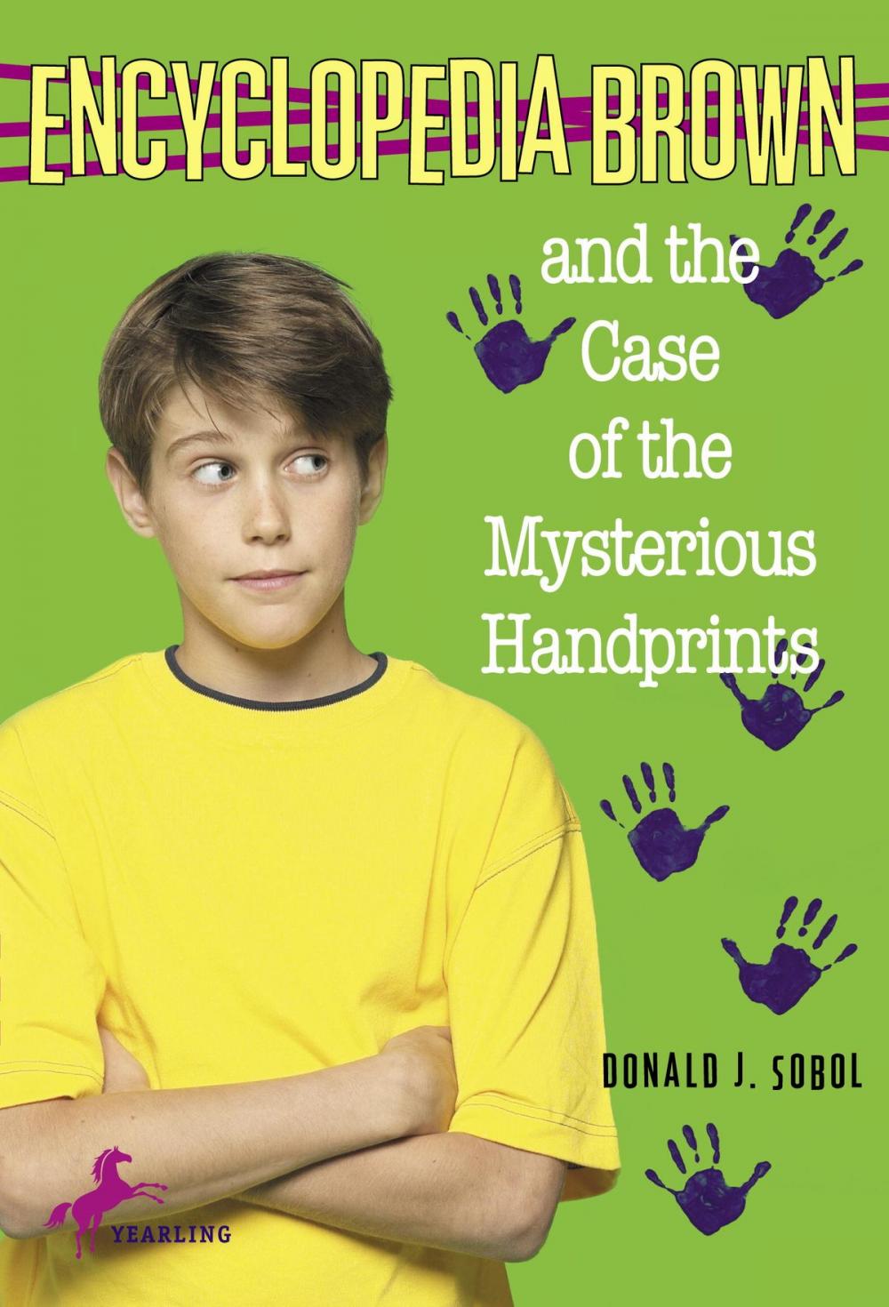 Big bigCover of Encyclopedia Brown and the Case of the Mysterious Handprints