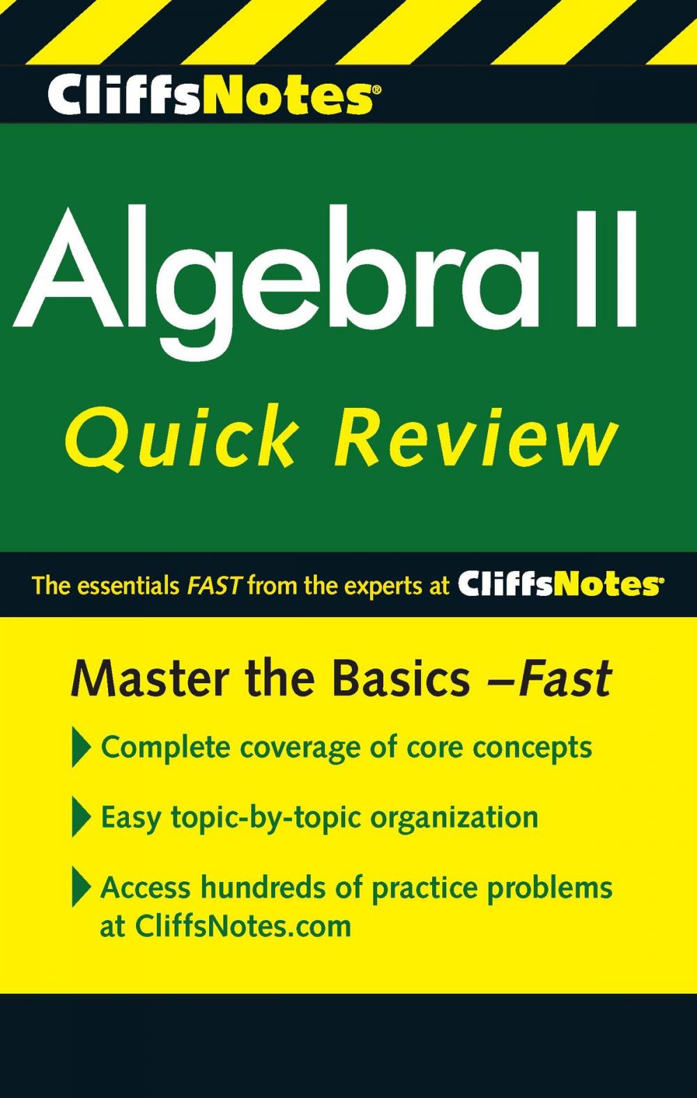 Big bigCover of CliffsNotes Algebra II Quick Review, 2nd Edition