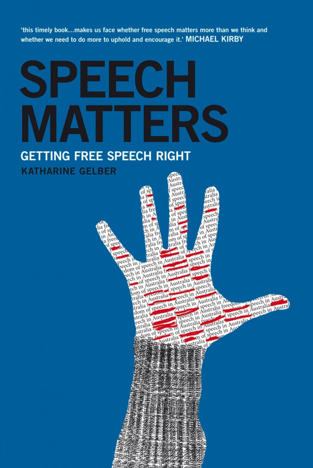 Big bigCover of Speech Matters: Getting Free Speech Right