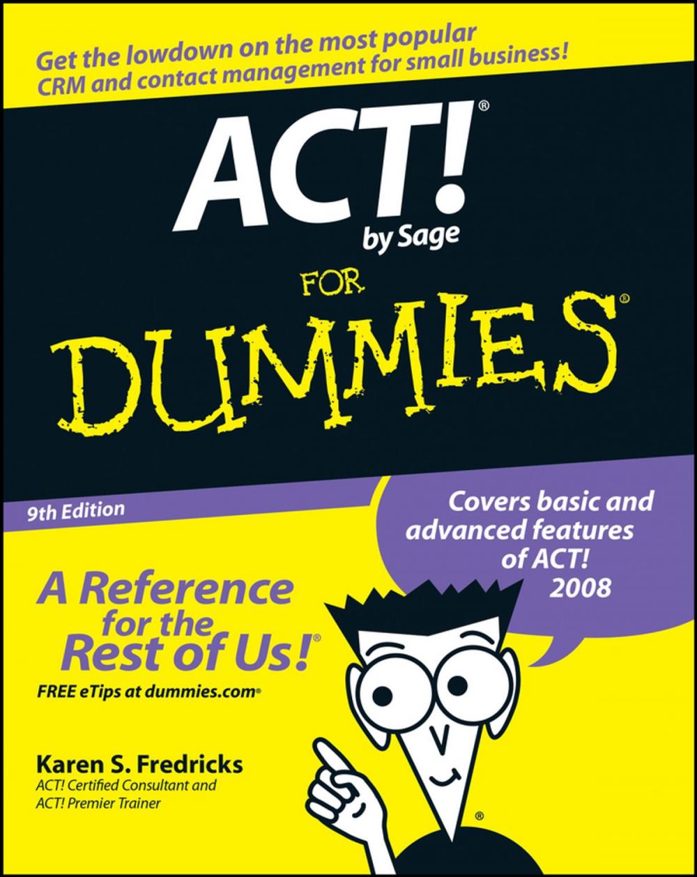 Big bigCover of ACT! by Sage For Dummies