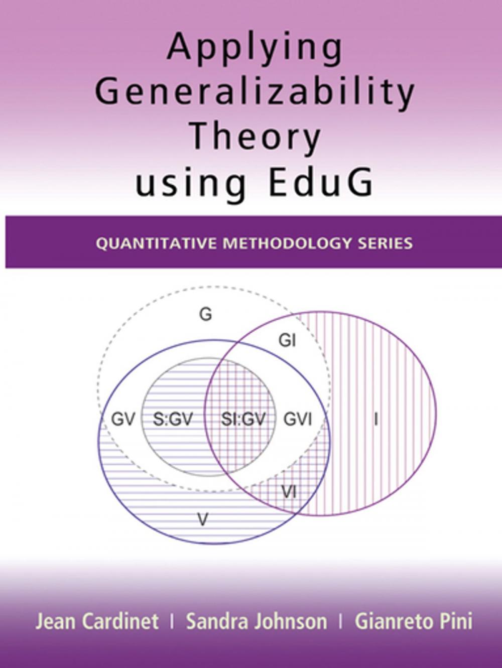 Big bigCover of Applying Generalizability Theory using EduG