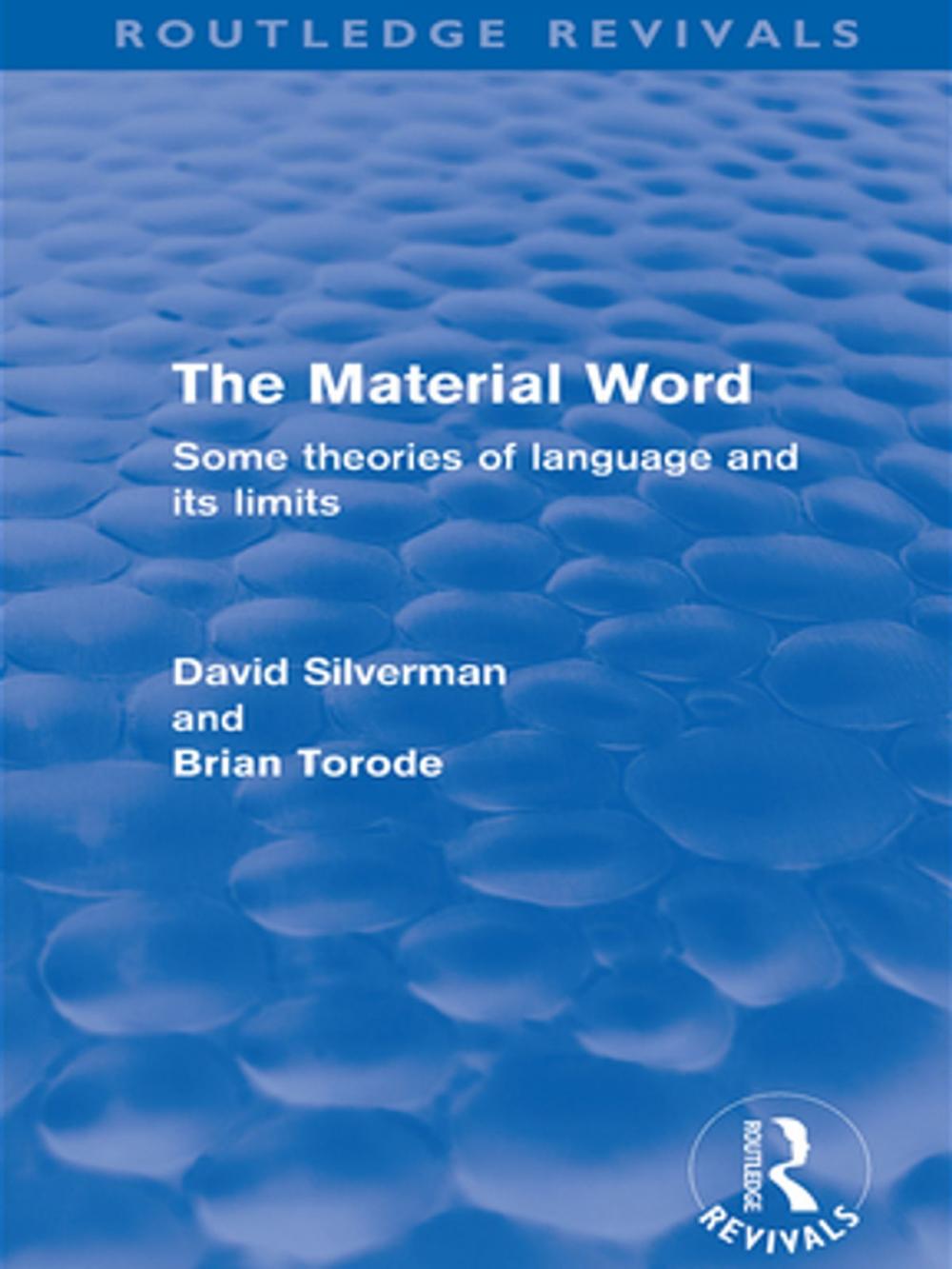 Big bigCover of The Material Word (Routledge Revivals)