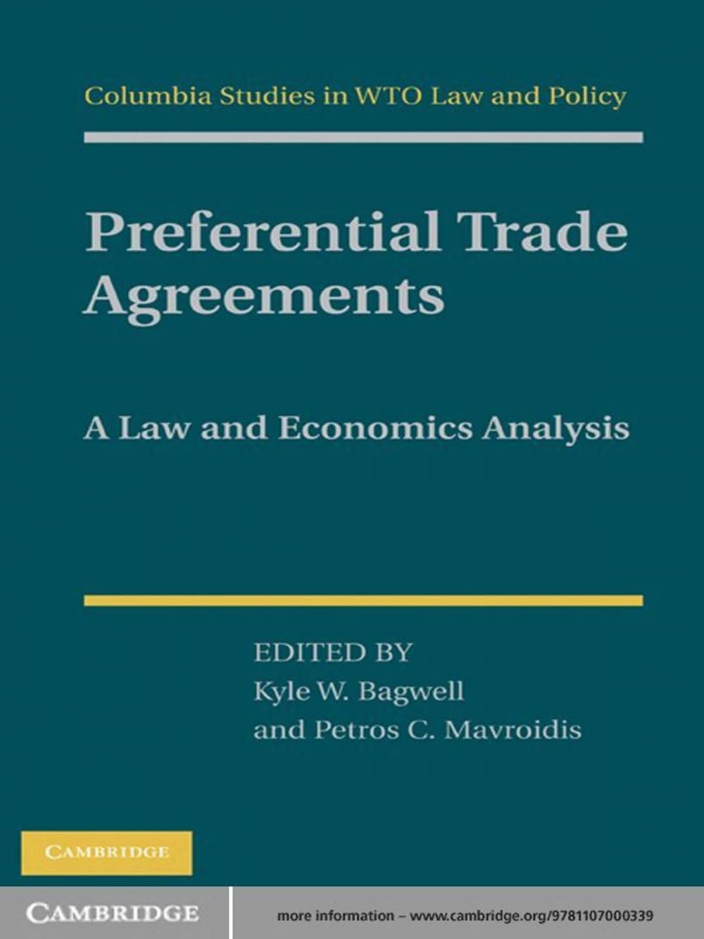 Big bigCover of Preferential Trade Agreements