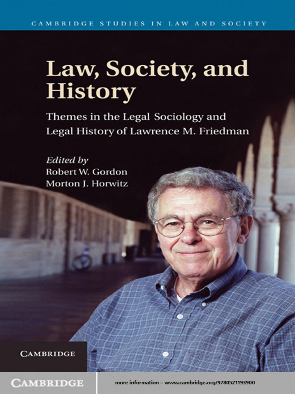 Big bigCover of Law, Society, and History